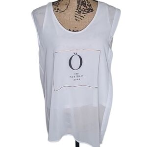 Grifflin Paris "The Portrait Pose" Graphics Lined Sleeveless Top